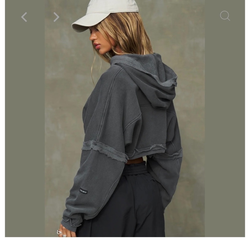 NWT Joah Brown sold out Deconstructed Crop  Hoodie
